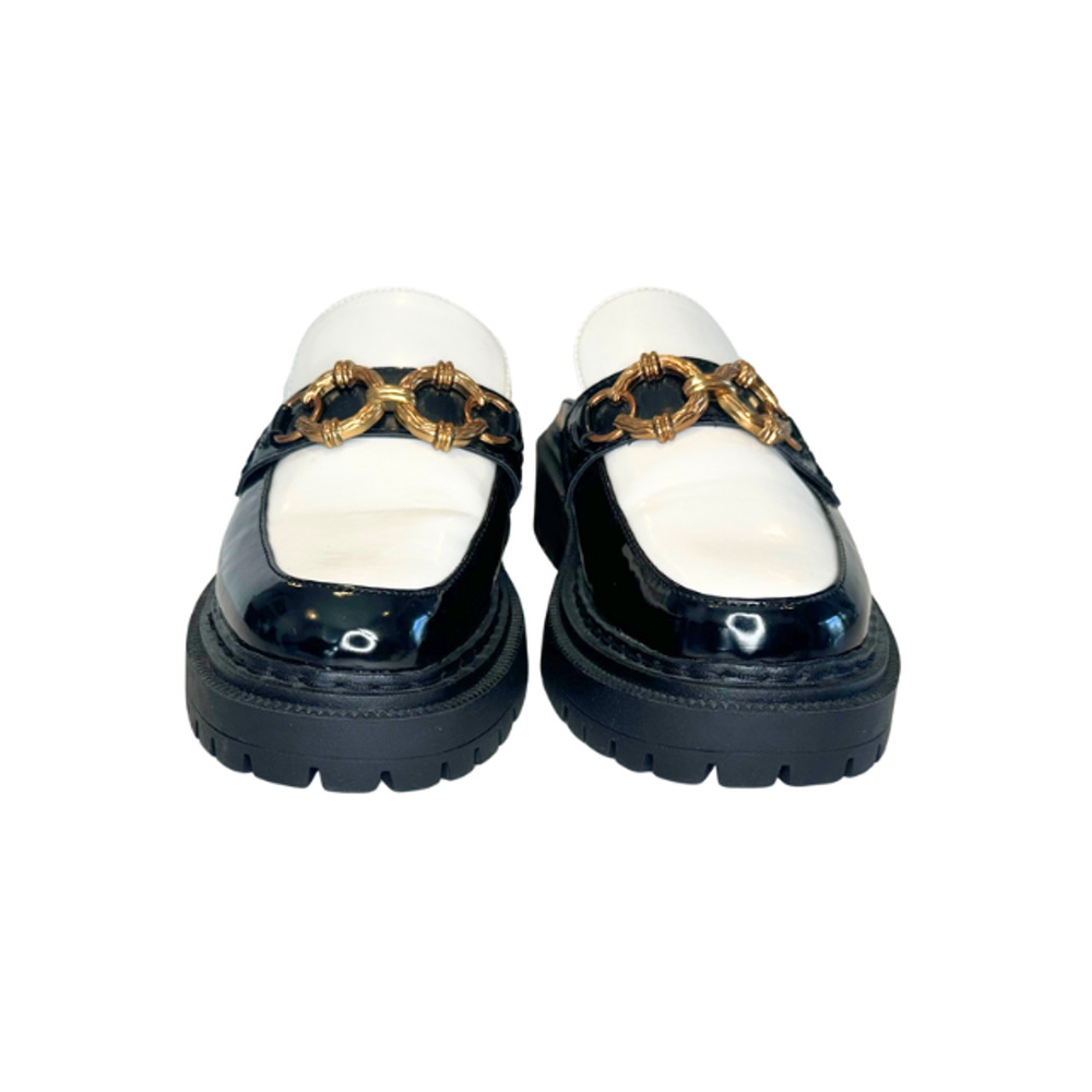 Circus NY by Sam Edelman Evangeline Mule Platform Lug Sole Black/White Size 8.5M - Picture 4 of 9